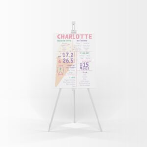 Ice Cream Birthday Milestone Poster