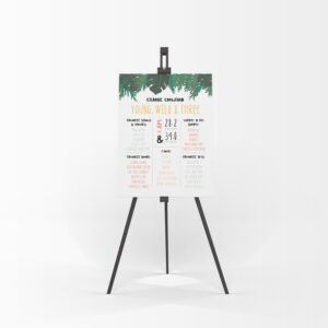 Safari Birthday Milestone Poster