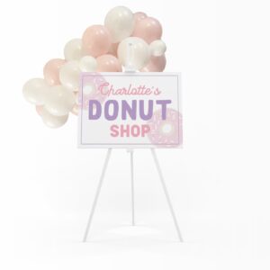 Donut Party Welcome Sign