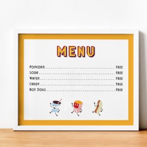 Movie Party Mini Posters