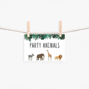 Safari Party Mini Posters