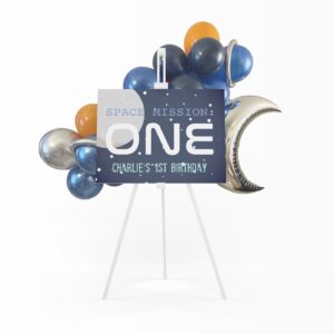 Space Party Welcome Sign